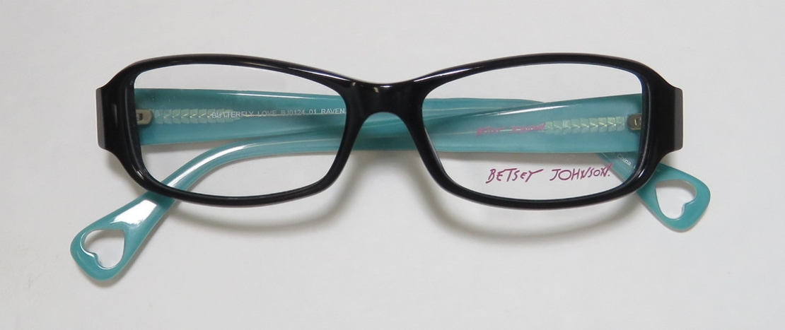 BETSEY JOHNSON BUTTERFLY LOVE BJ0124 in color 01RAVEN