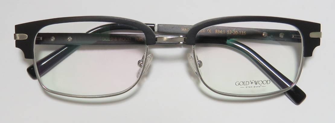 GOLD & WOOD B34.1 in color BLACKSILVER