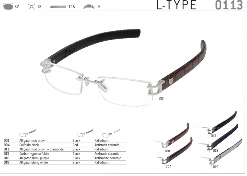 TAG HEUER 0113 L-TYPE in color 019