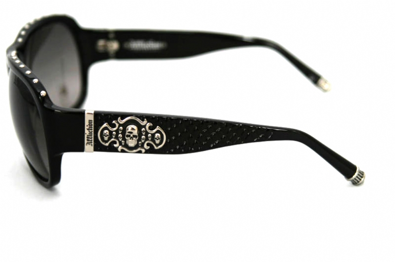 AFFLICTION RAVEN in color BLACKSILVER