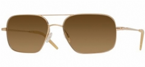 OLIVER PEOPLES VICTORY 58 in color GOLD